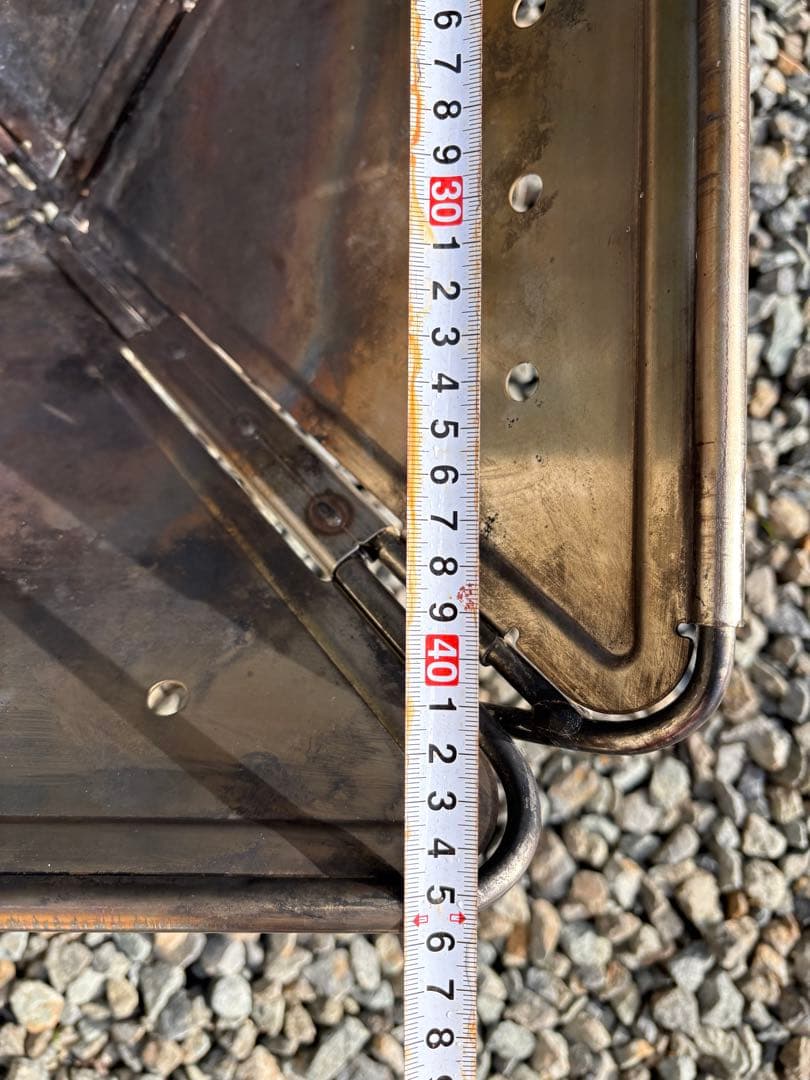 スノーピーク　ステンレス製 折りたたみ焚き火台　45センチ　キャンプ　L 日本製