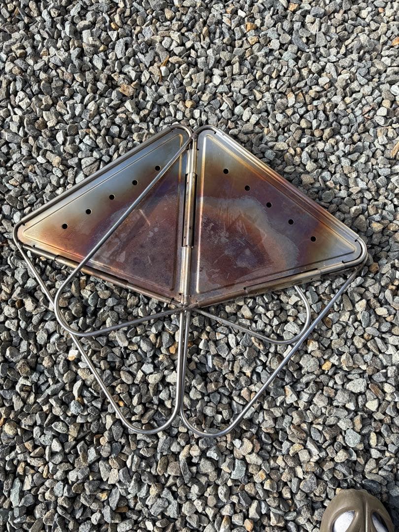 スノーピーク　ステンレス製 折りたたみ焚き火台　45センチ　キャンプ　L 日本製