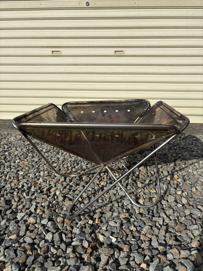 スノーピーク　ステンレス製 折りたたみ焚き火台　45センチ　キャンプ　L 日本製