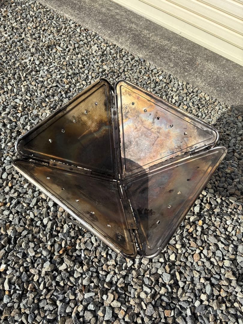 スノーピーク　ステンレス製 折りたたみ焚き火台　45センチ　キャンプ　L 日本製