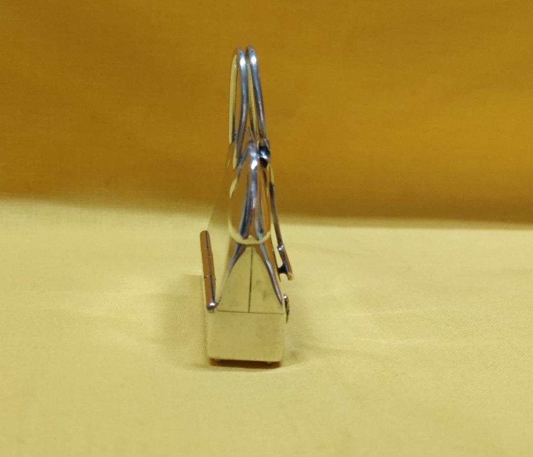 エルメスSV925　　ポリードバックモチーフ　ピルケース　袋リボン付