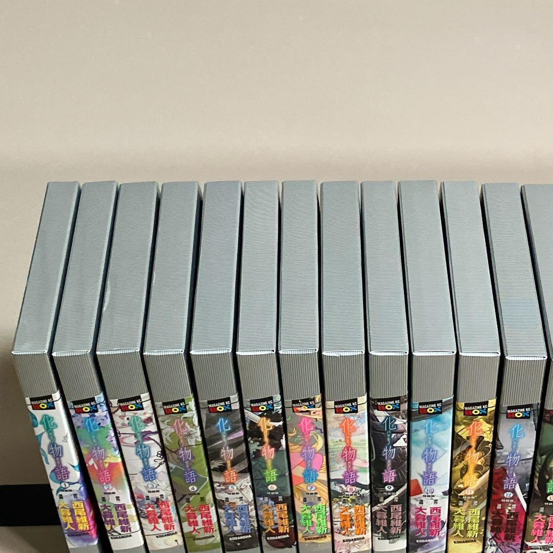 美品　化物語　特装版　全巻セット　全巻イラストカード付き　未確開封あり