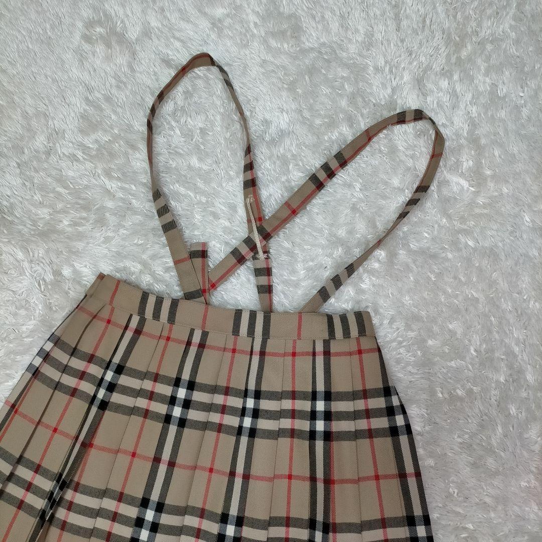 【極美品】BURBERRY’S ノバチェック ウール 2wayプリーツスカート
