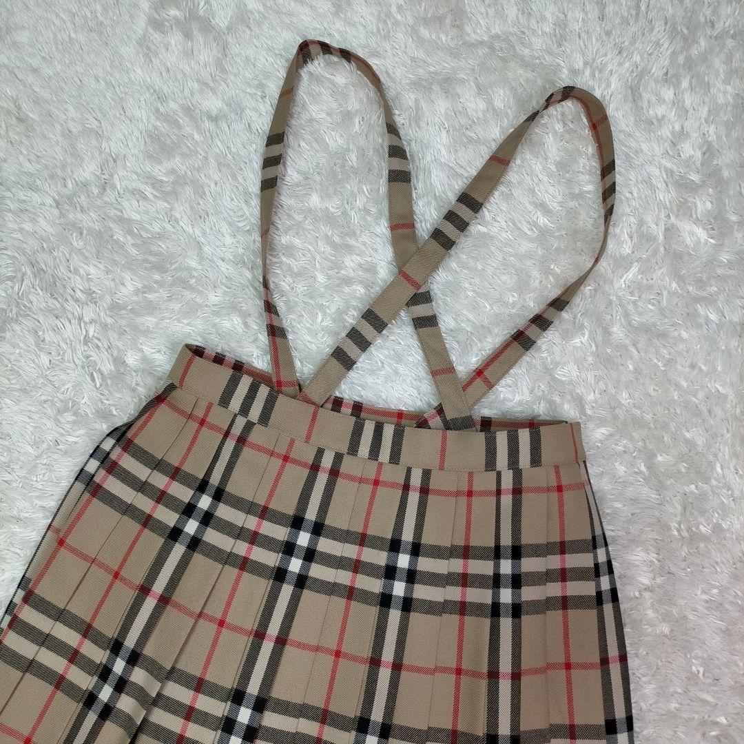 【極美品】BURBERRY’S ノバチェック ウール 2wayプリーツスカート