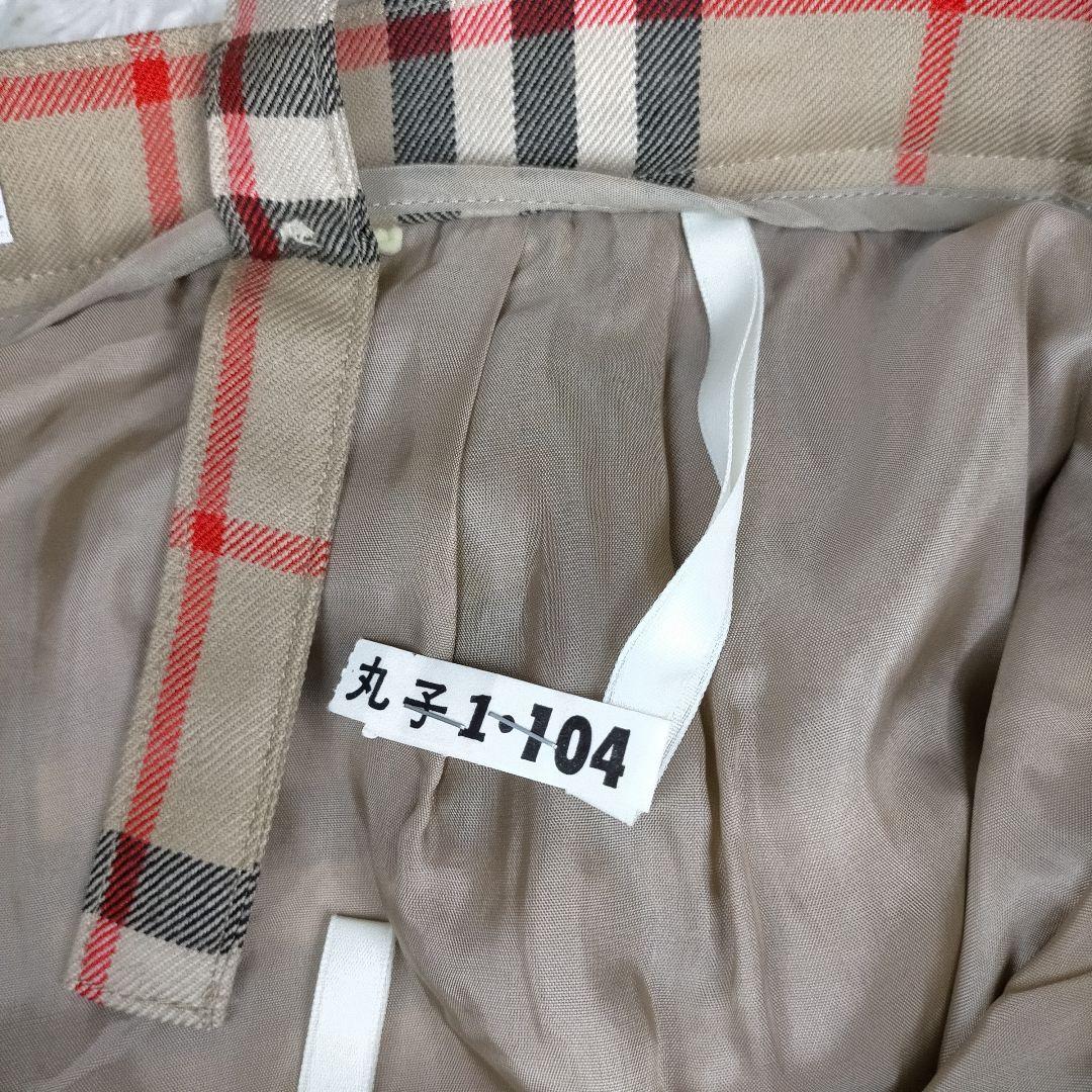 【極美品】BURBERRY’S ノバチェック ウール 2wayプリーツスカート