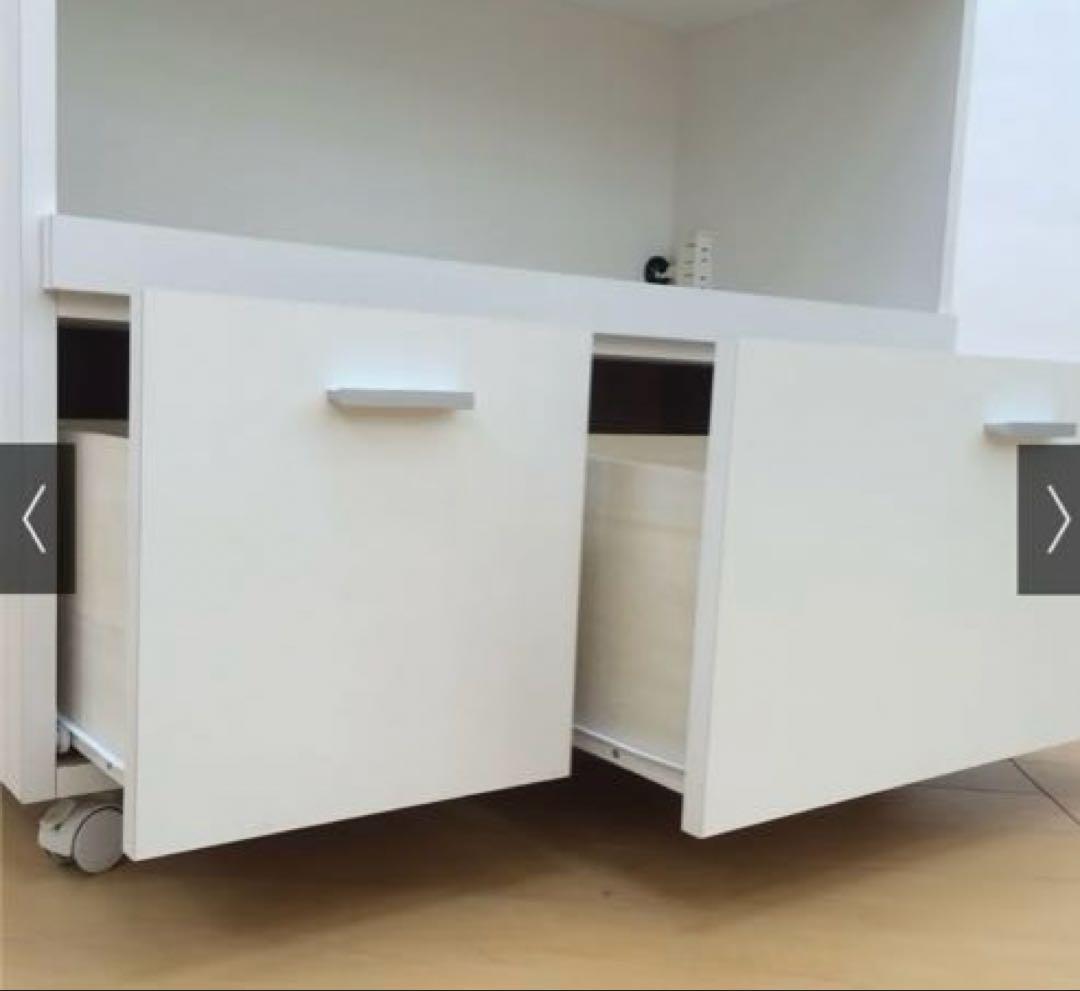 dinos 家電たっぷり収納ステンレス天板カウンター 幅90cm 家電収納