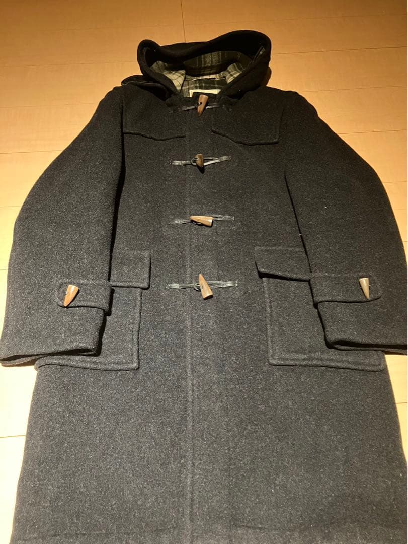 極上 英国製 Montgomeryウール ダッフルコート ダークグレー