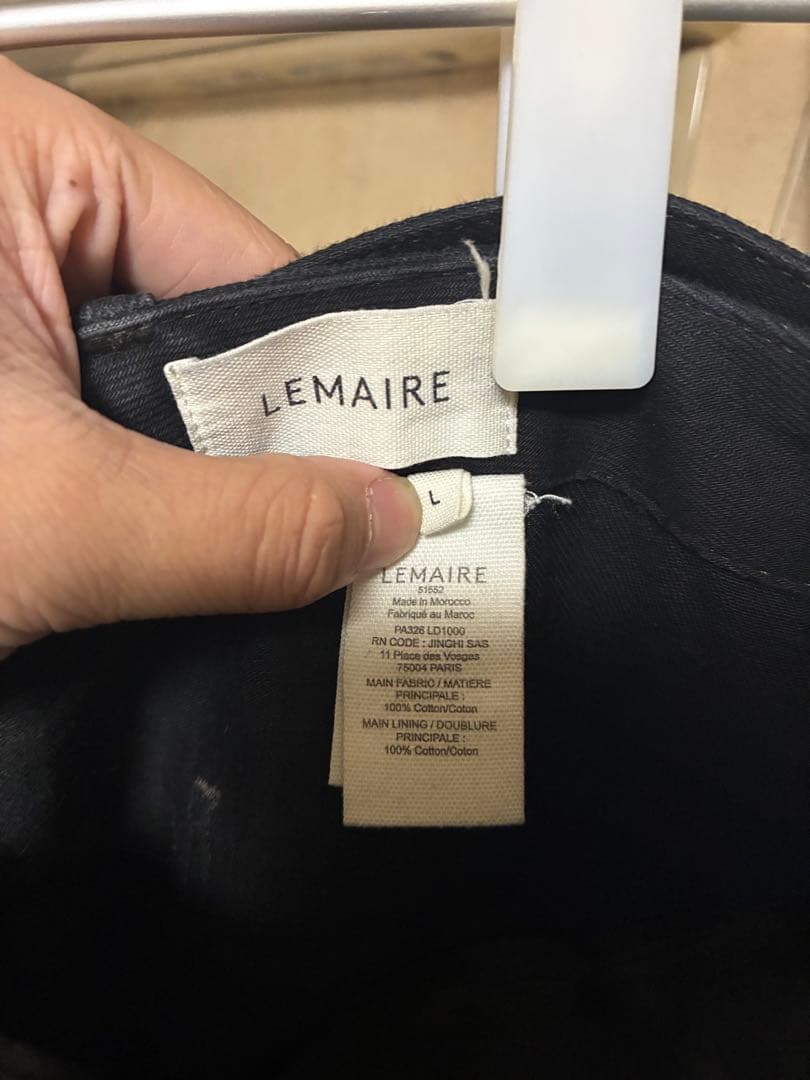 パンツ LEMAIRE TWISTED BELTED PANTS L