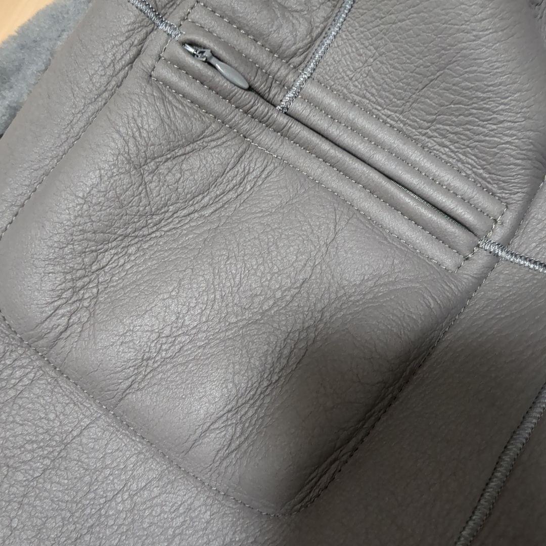 ゼラール　zelal リバーシブルベスト　ムートン　ミンク　毛皮