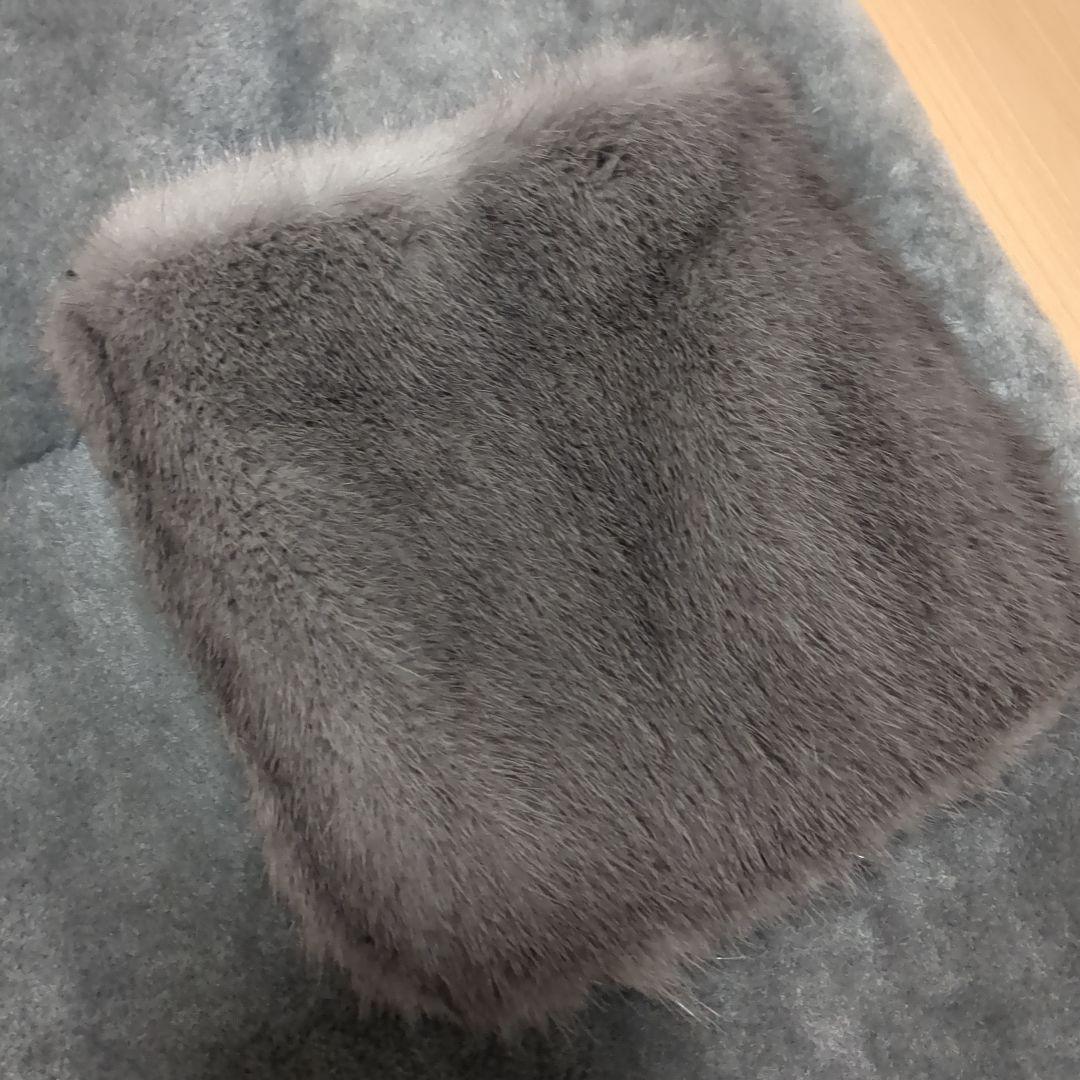 ゼラール　zelal リバーシブルベスト　ムートン　ミンク　毛皮