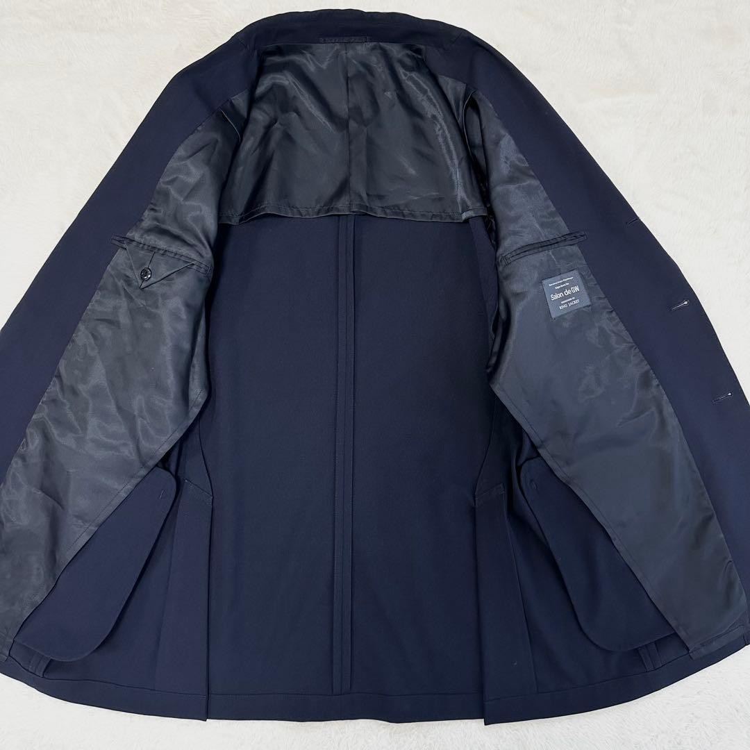 XLサイズ☆リングヂャケット Salon de GW スーツ セットアップ 紺