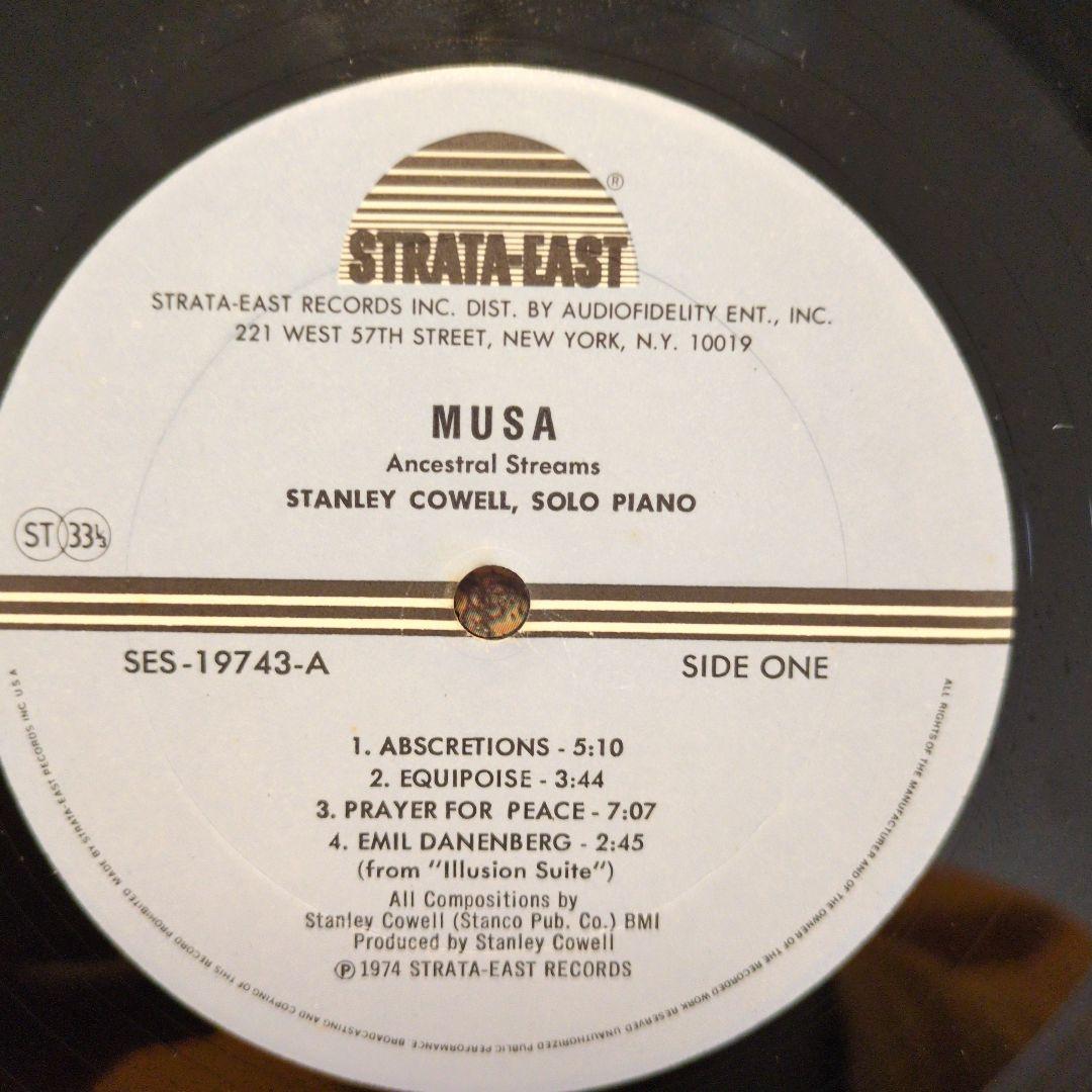 洋楽 Stanley Cowell /Musa LP reissue1980