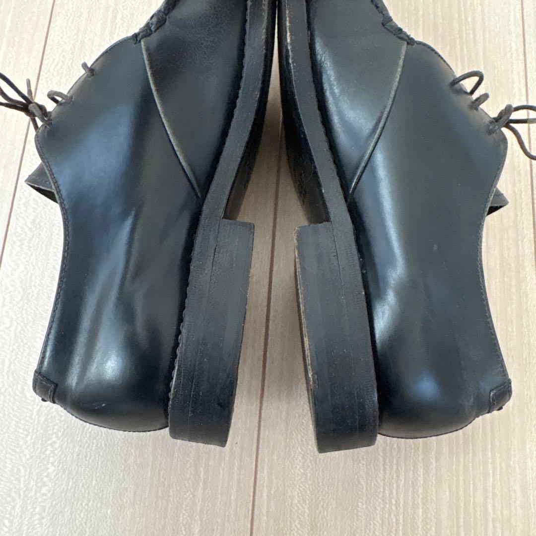 靴 prada archive square toe leather shoes