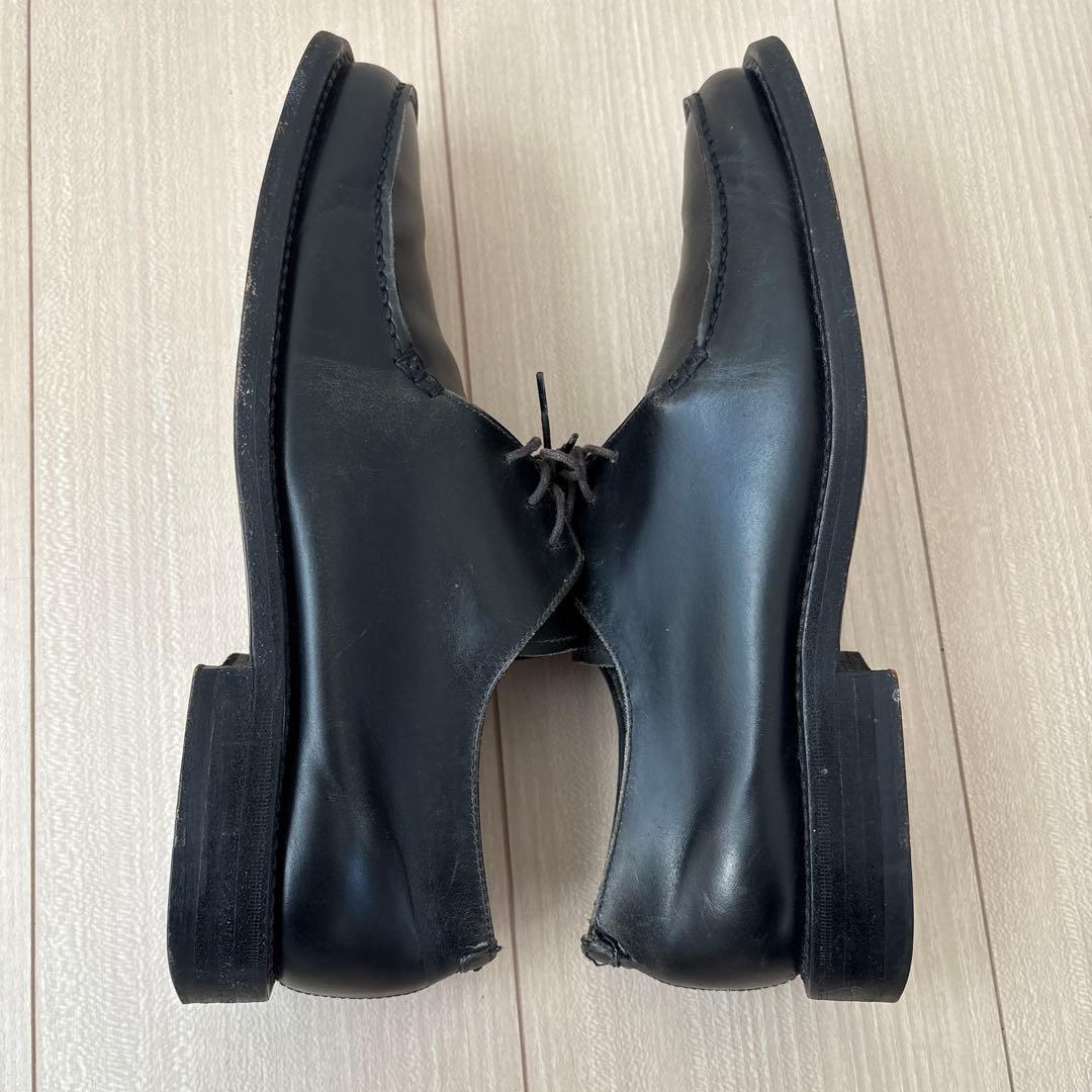 靴 prada archive square toe leather shoes