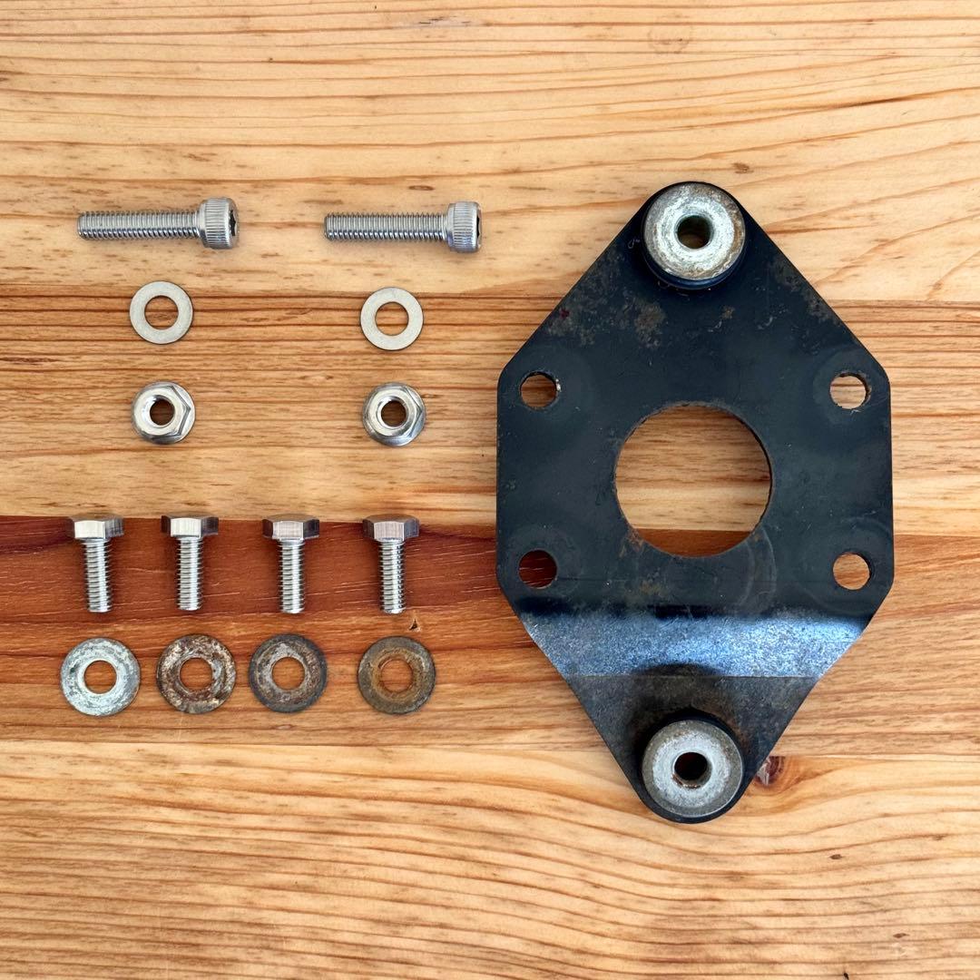 kawasaki 250tr アルミ製フロントアップフェンダー