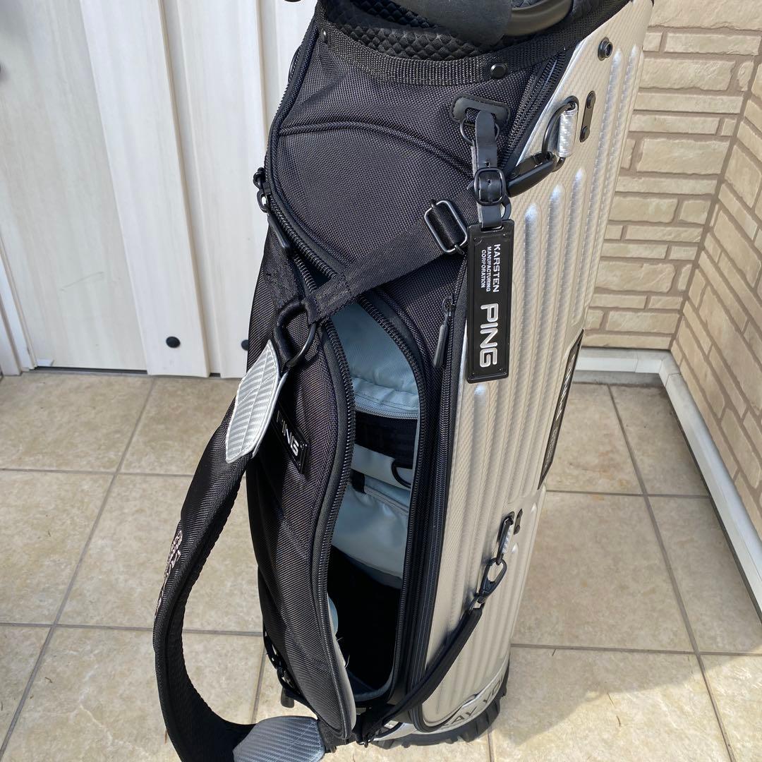 PING キャディバッグ シルバー