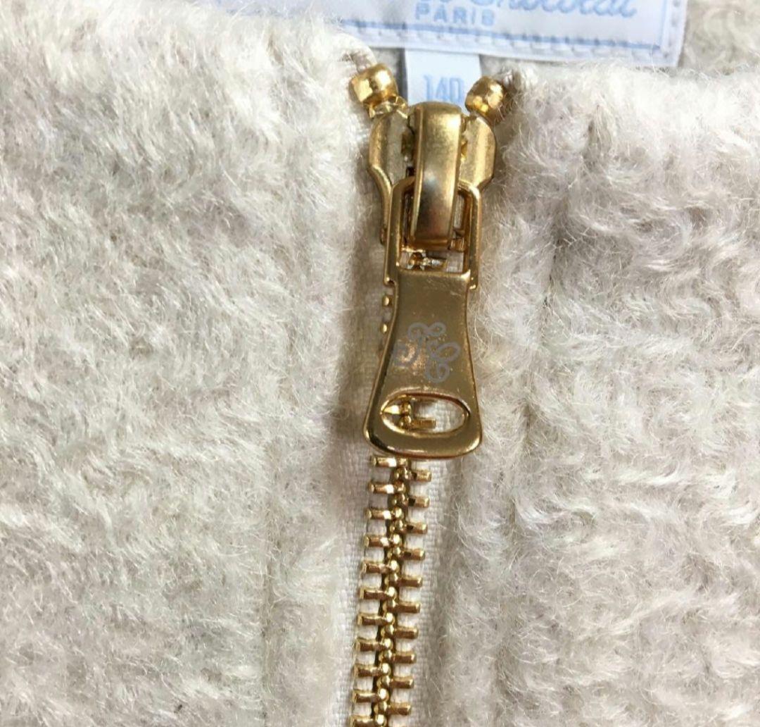 タグ付き新品★タルティーヌエショコラ★ブルゾン　ジャケット　アイボリー　140