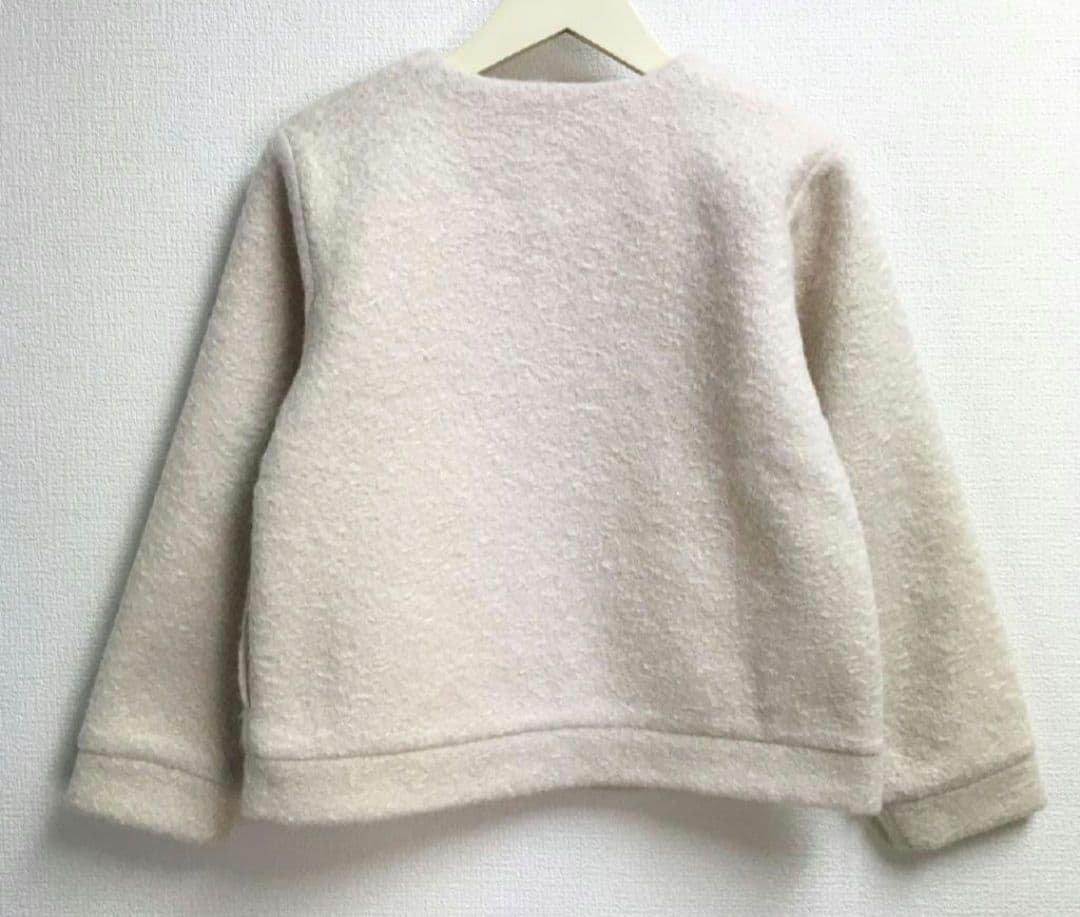 タグ付き新品★タルティーヌエショコラ★ブルゾン　ジャケット　アイボリー　140