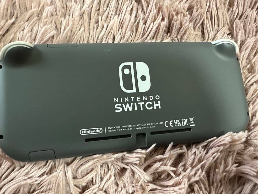 Nintendo switch lite グレー　本体箱付き　ソフトセット