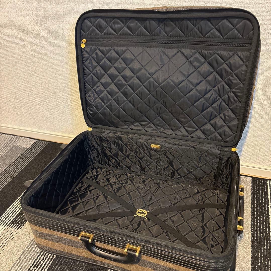 Fendi ストライプ柄 中型キャリーケース