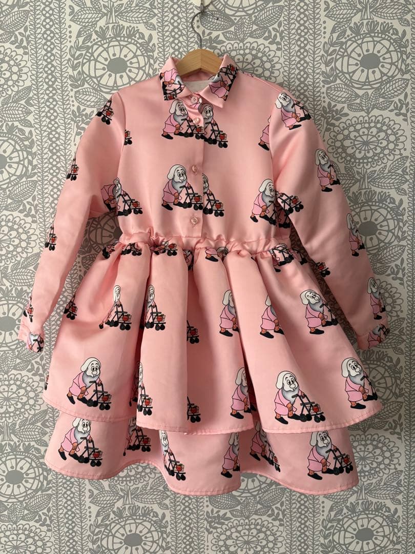 キャロラインボスマンズ　小人柄　ワンピース　10y