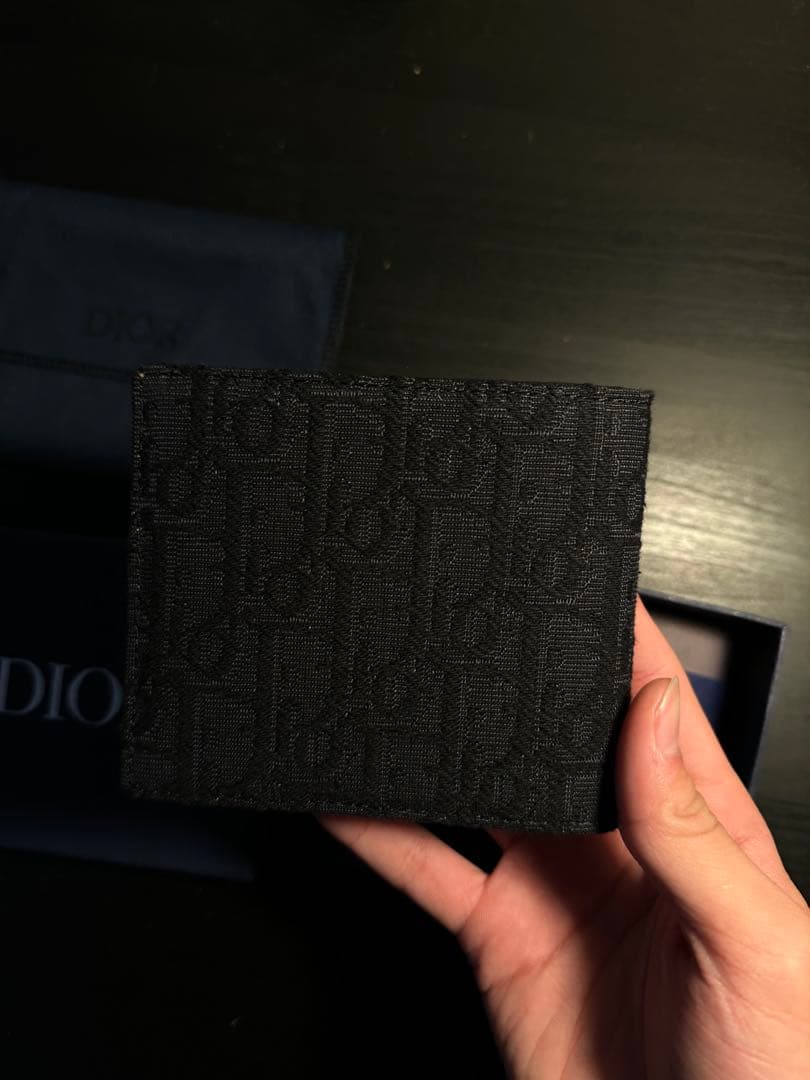 Dior 二つ折り財布 ブラウン レザー 即決不可