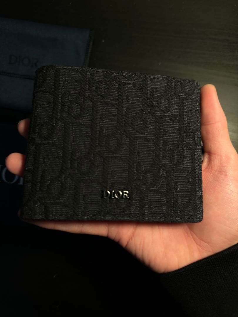 Dior 二つ折り財布 ブラウン レザー 即決不可