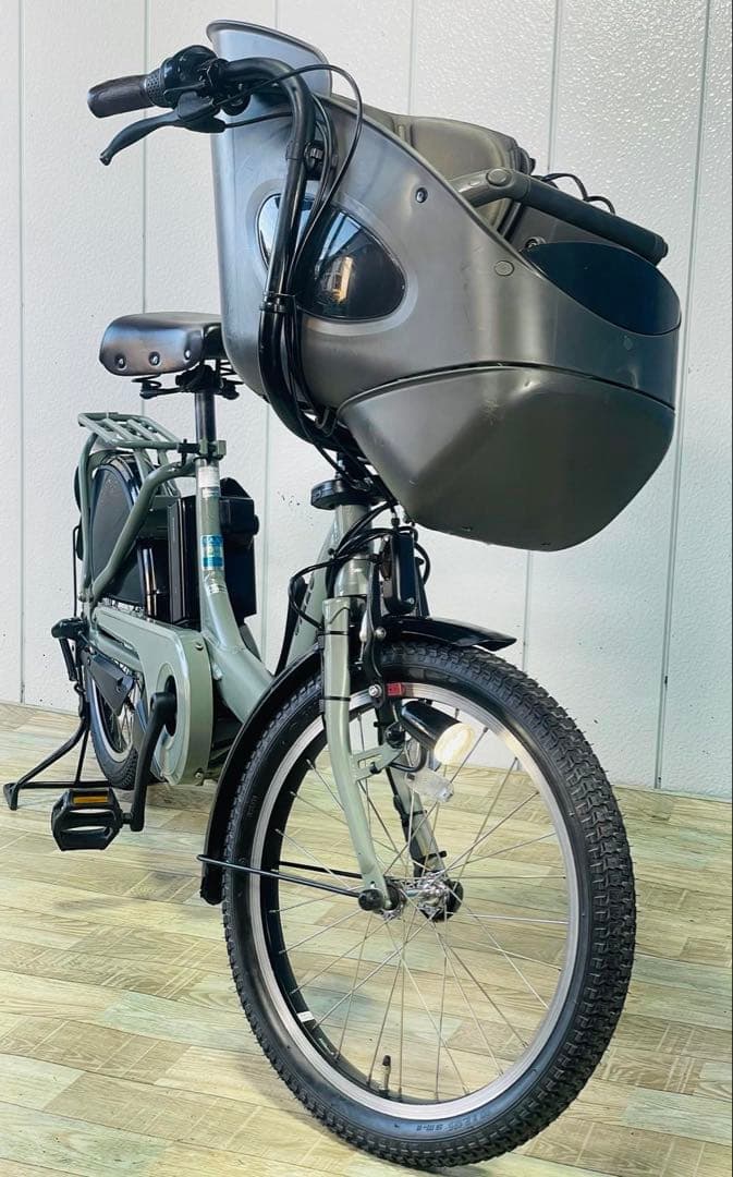 3061ブリヂストン8.7アンペア3人乗り対応子供乗せ　電動アシスト自転車