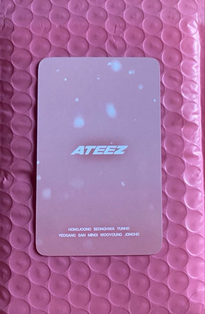 ateez ユノ　MBC 歌謡大祭典　サノク　トレカ