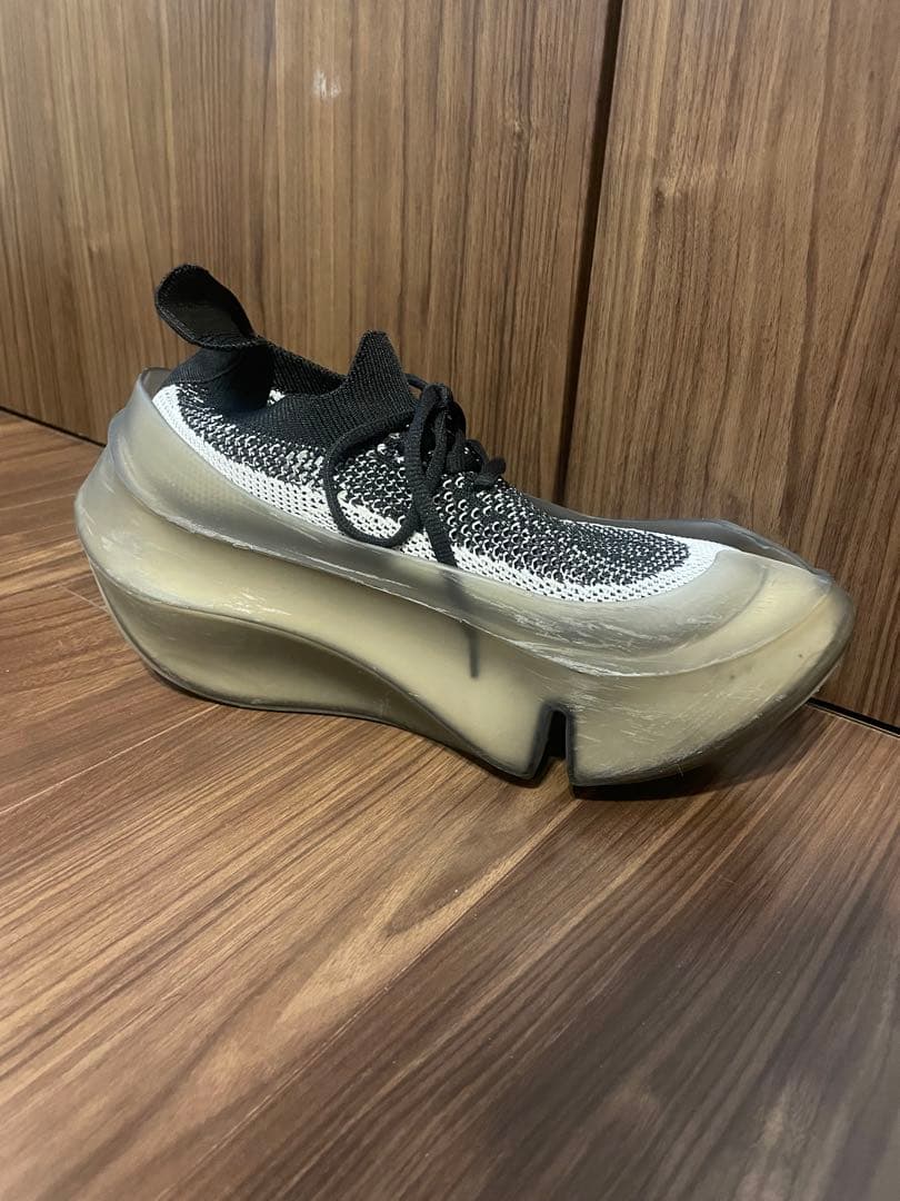 grounds ORCA ブラック　ベージュ25cm スニーカー 厚底