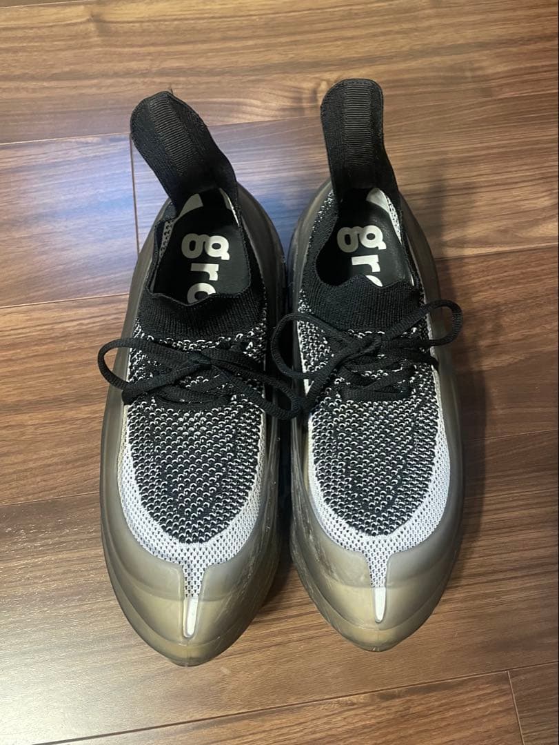 grounds ORCA ブラック　ベージュ25cm スニーカー 厚底