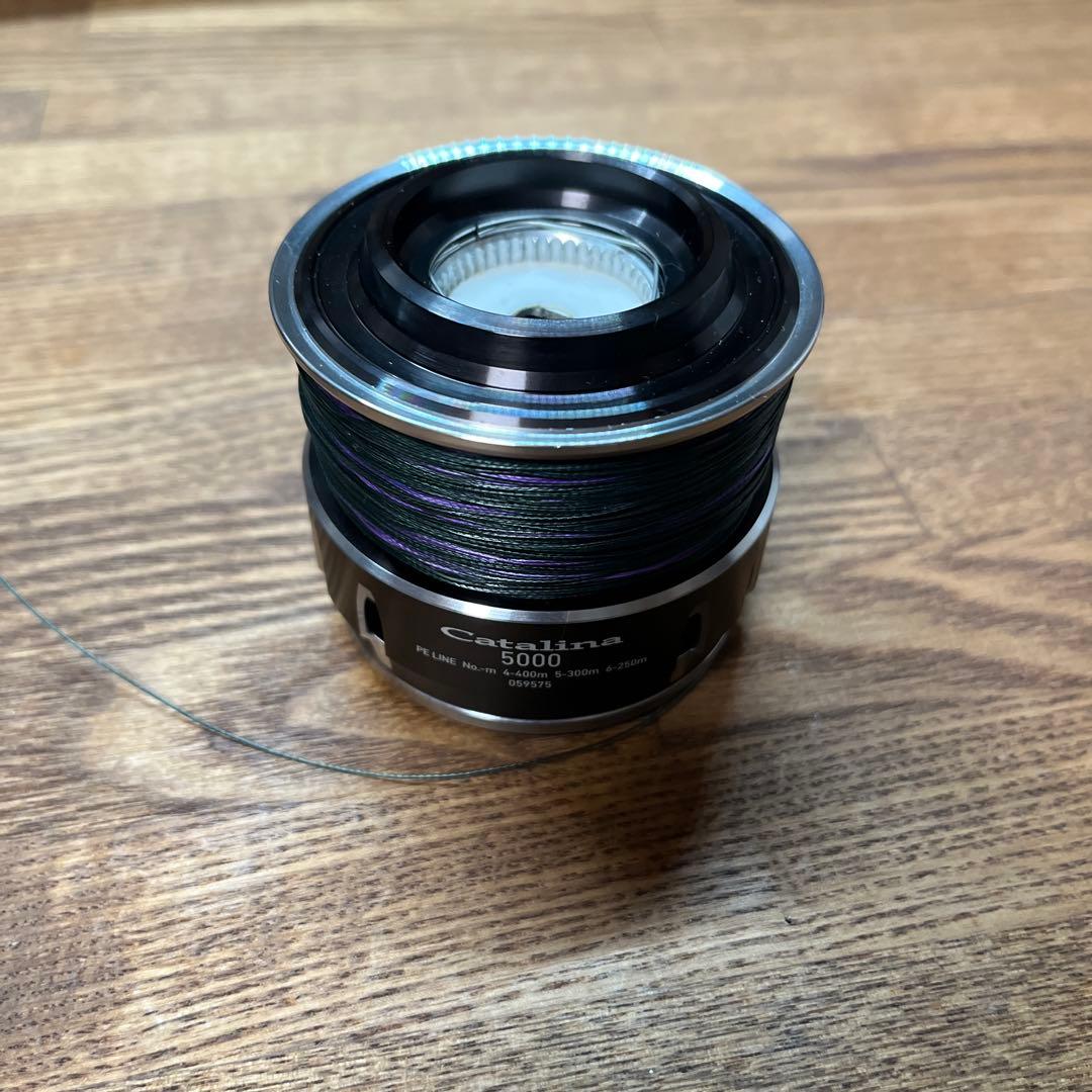 美品 ダイワ 16キャタリナ 5000 替えスプール2個付き