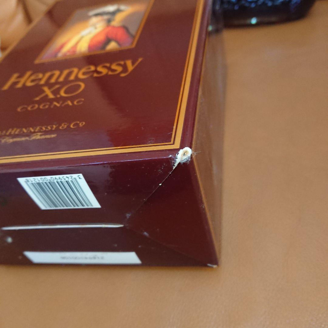 ❤️金キャップ Hennessy XO コニャック 未開栓　箱付き