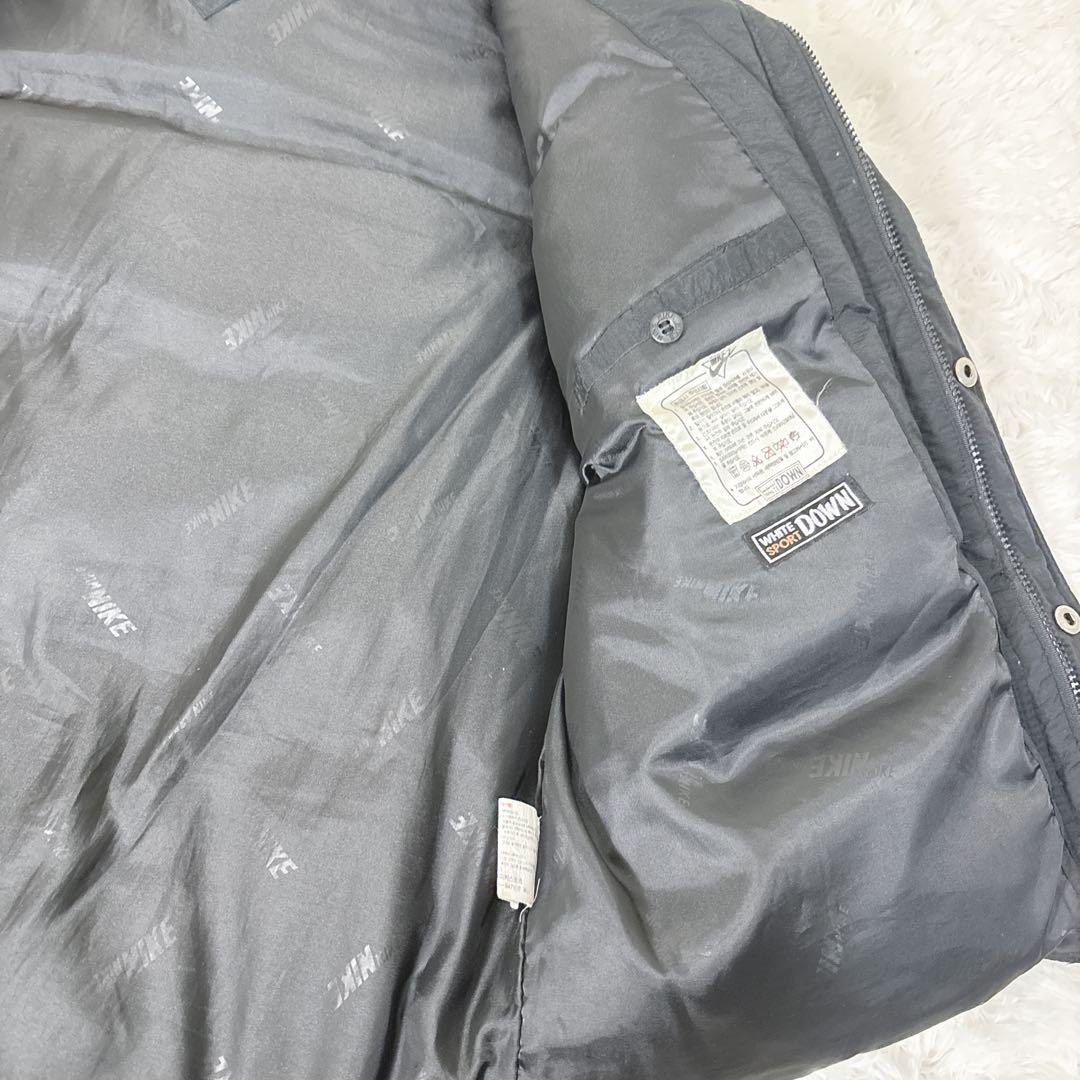 NIKE ACG ダウンジャケット　ベスト　105 大きい　刺繍ロゴ　黒