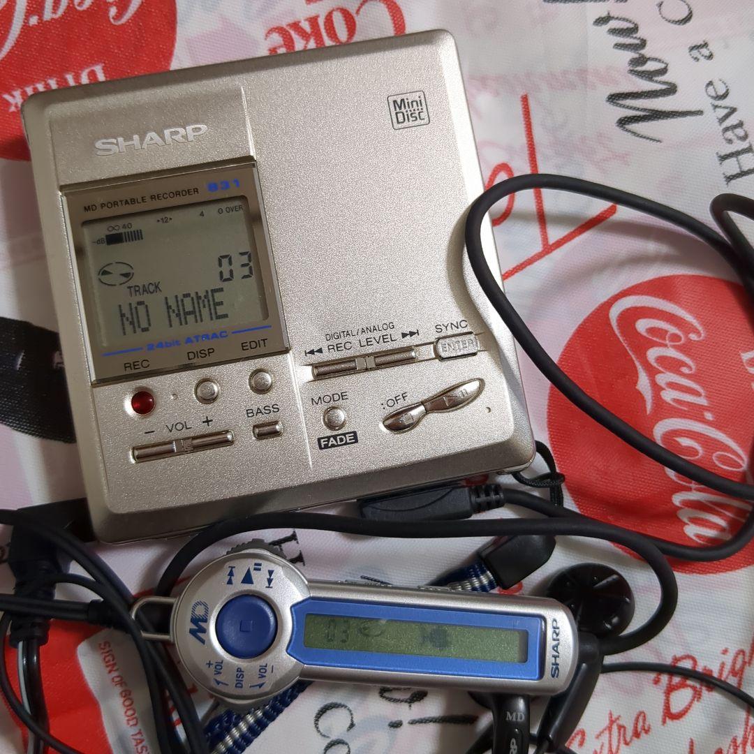 SHARP MD-MT831 ポータブル MDレコーダー