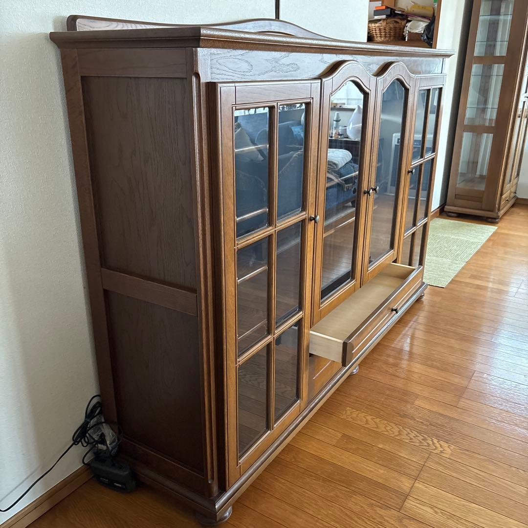 ❷高級家具　passionブランド　横型　カップポード飾り棚　ハイセンス　お洒落