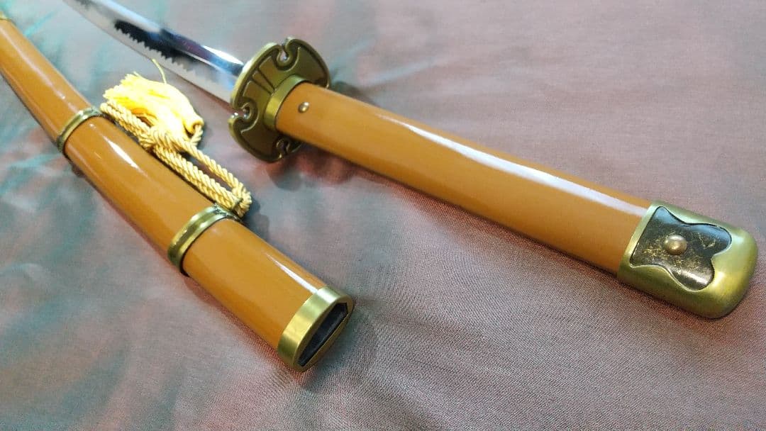 ☆格安☆【金属刀身】髭切 模造刀 武具 日本刀 刀剣乱舞 コスプレ 模擬刀 刀剣