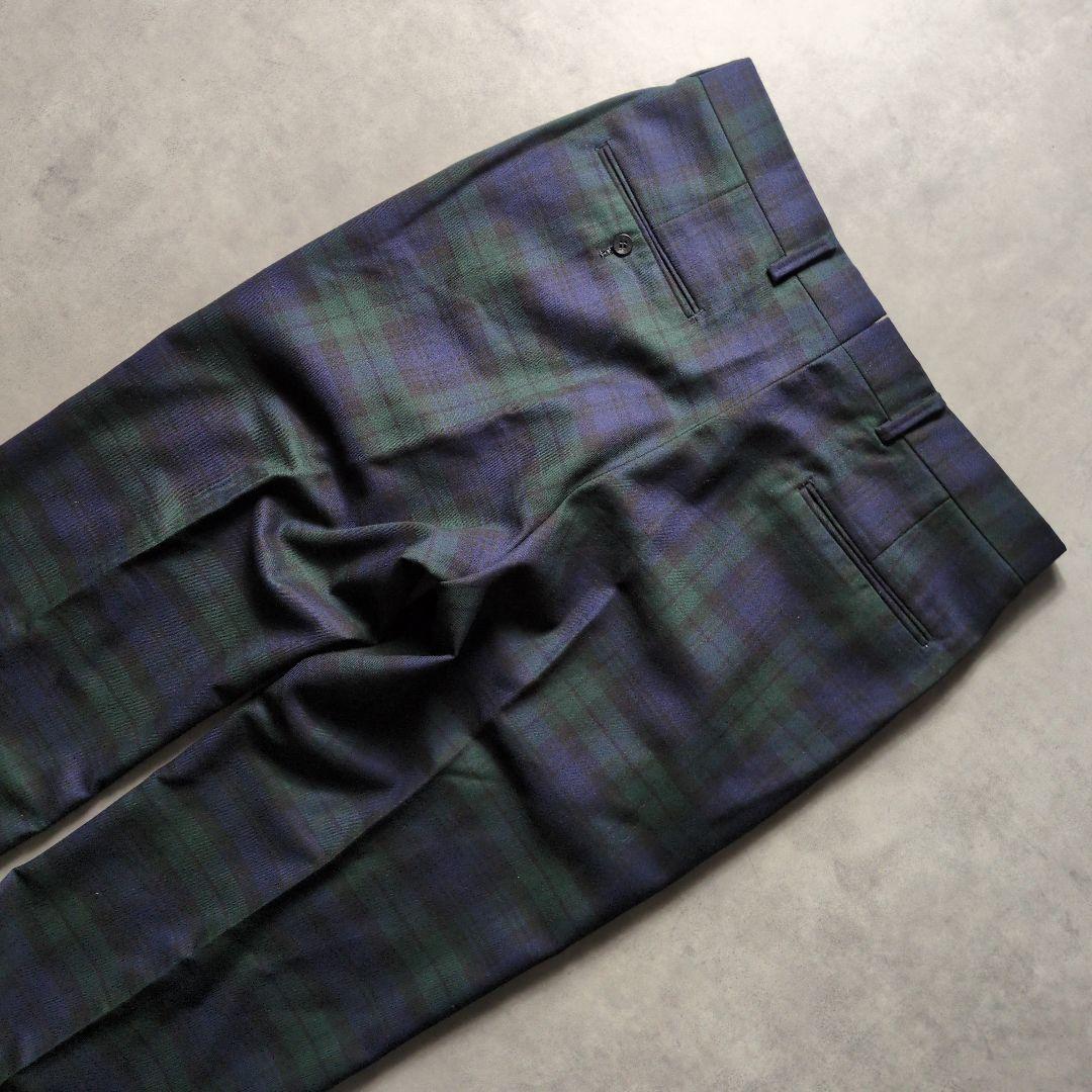 80s 90s Brooks Brothers ブラックウォッチ スラックス