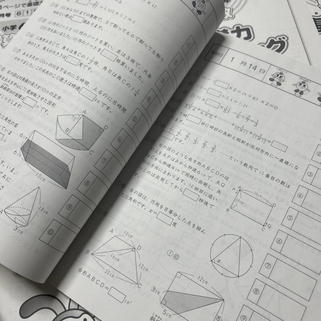 ㉕さ　重要　サピックス　SAPIX 5年　算数　基礎力トレーニング　美品未記入