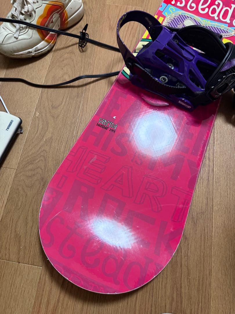 SABRINA 144 スノーボード ピンク