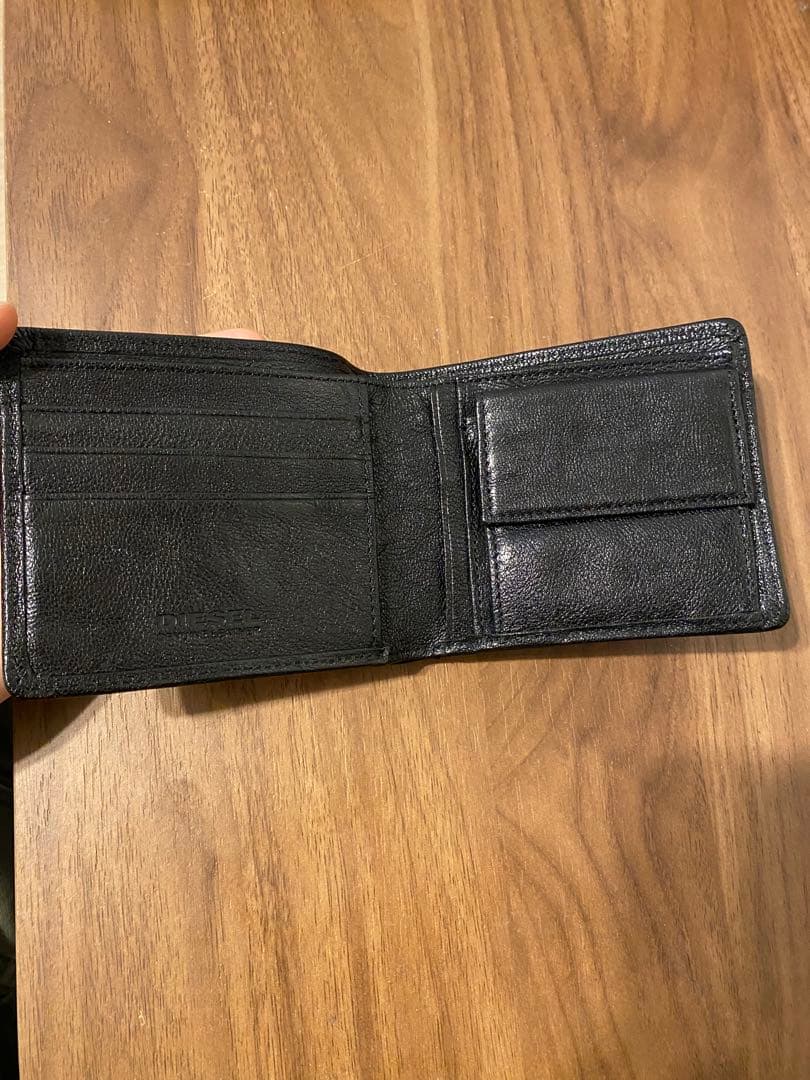 [あい]DIESEL 二つ折り財布 ブラック