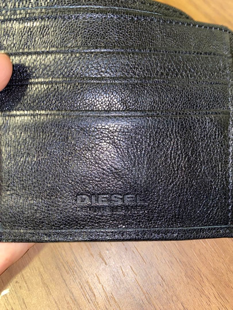 [あい]DIESEL 二つ折り財布 ブラック