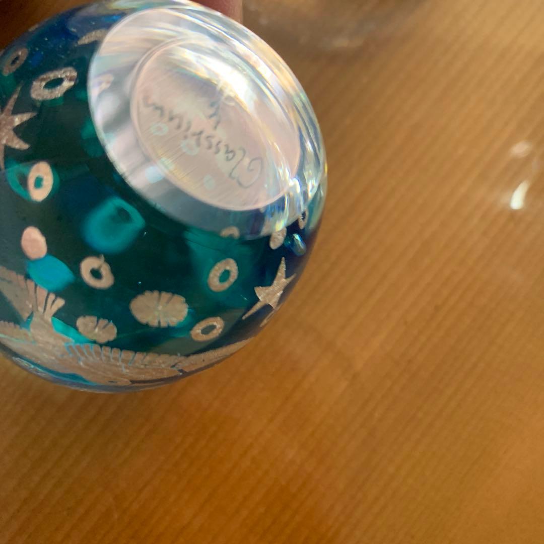 全て作家物　ガラスオブジェ２点と一輪挿し２点　崖の上のポニョ