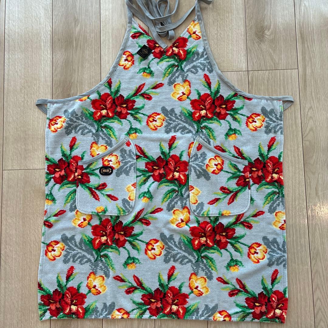 FEILER 花柄エプロン フリーサイズ