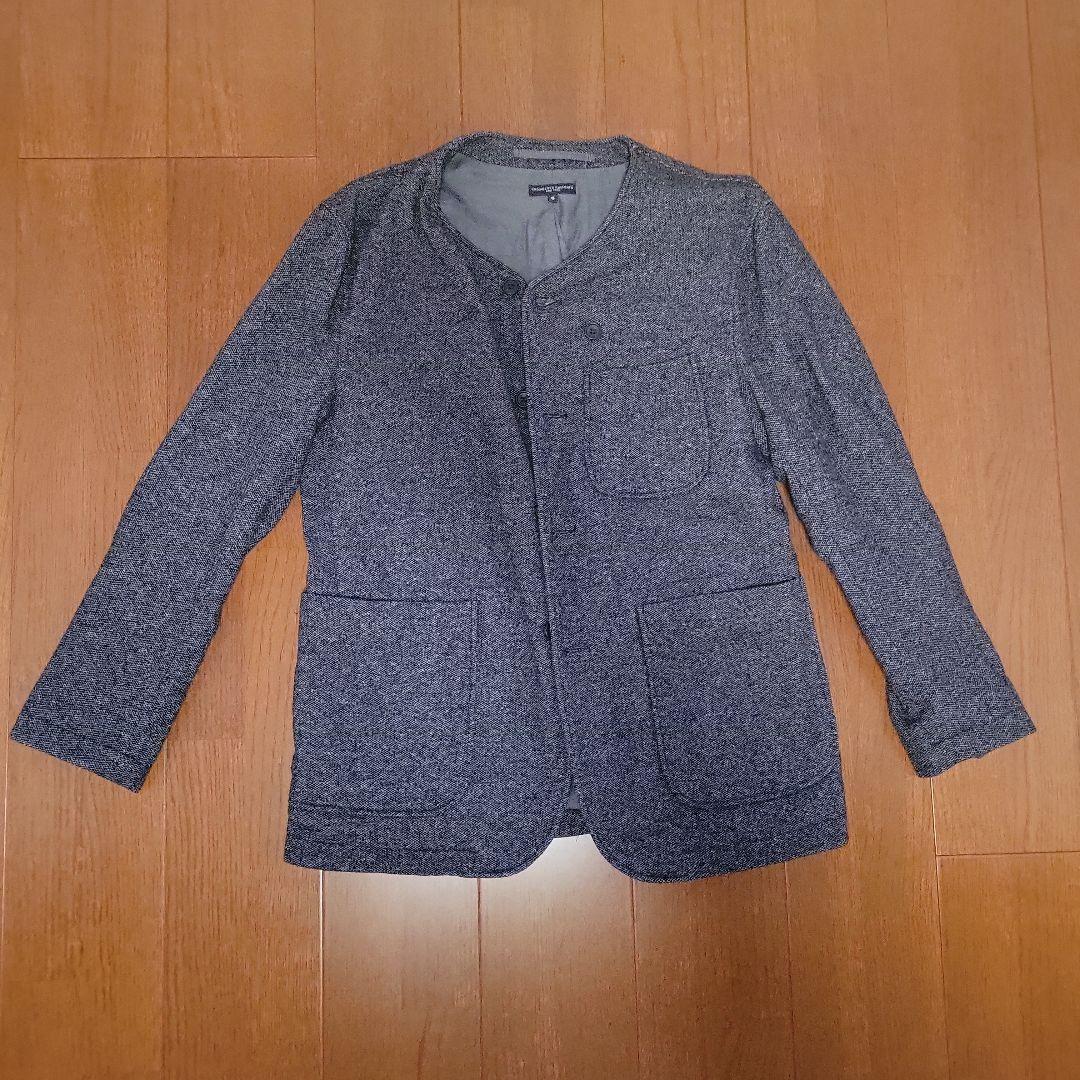 ENGINEERED GARMENTS　ノーカラー　ジャケット　ホームスパン　S