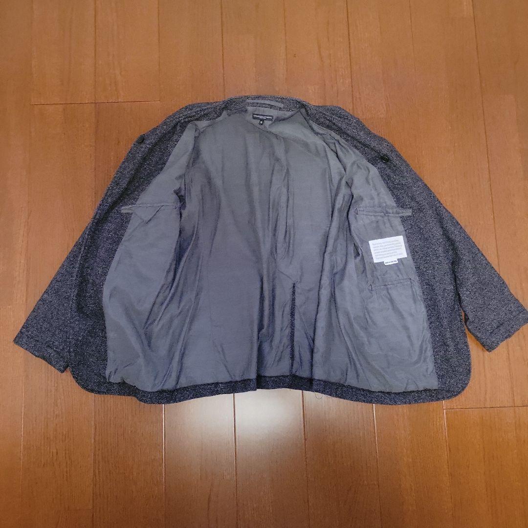 ENGINEERED GARMENTS　ノーカラー　ジャケット　ホームスパン　S