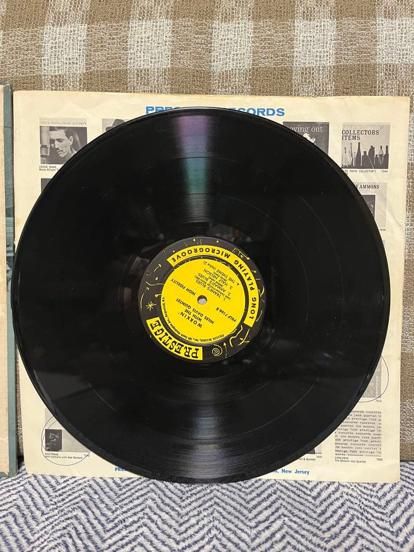 マイルス•デイビスWORKIN' WITH THE MIL…… PRLP7166