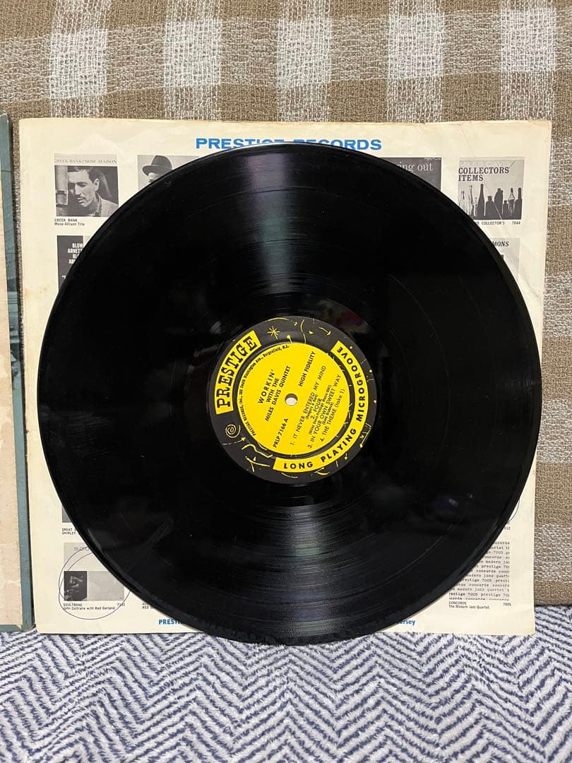 マイルス•デイビスWORKIN' WITH THE MIL…… PRLP7166