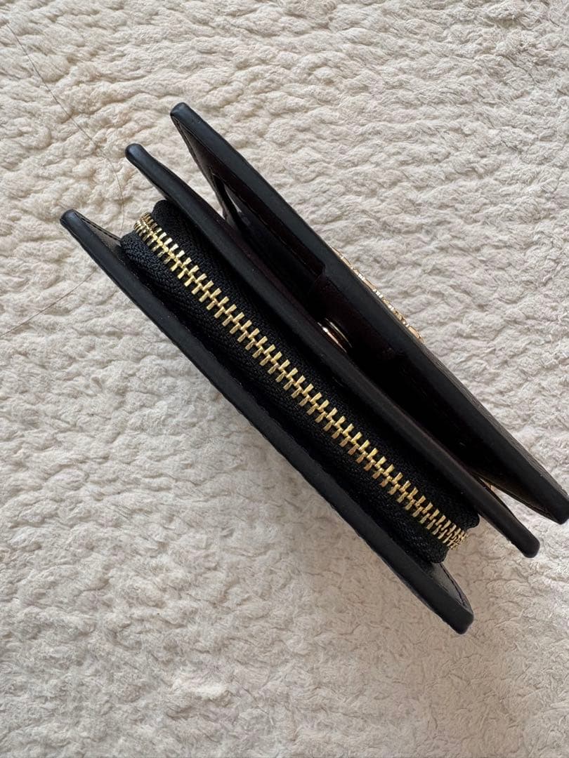 COACH 二つ折り財布 ブラウン レザー 保存袋付き