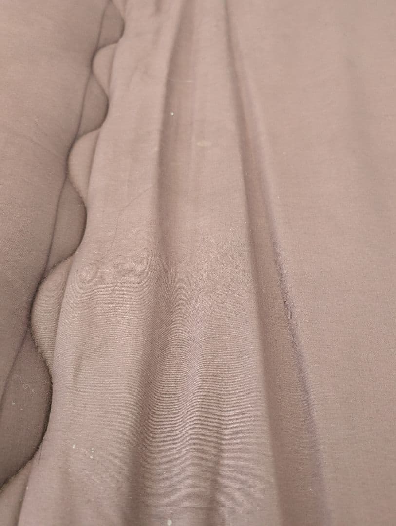 敷布団　掛け布団　ブラウン　 セミダブル 羽毛布団　敷き布団　極厚